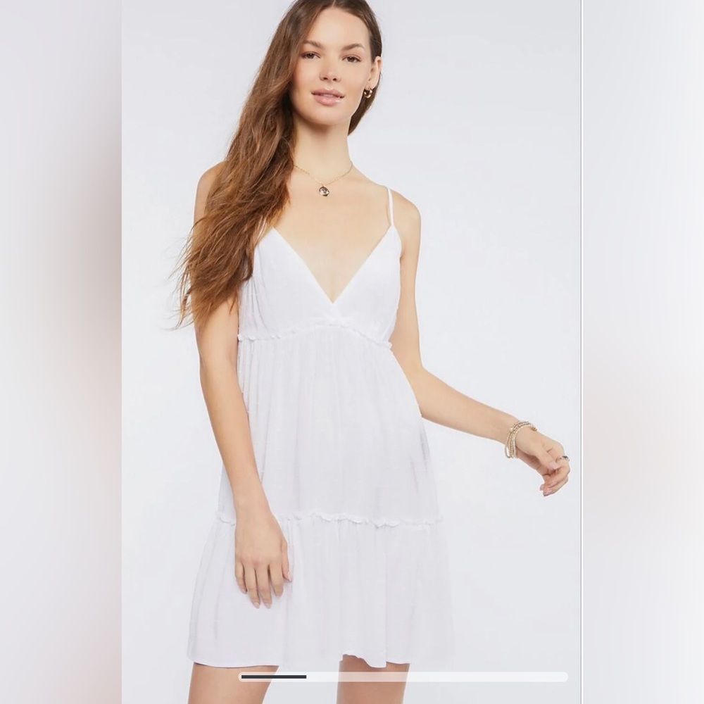Forever 21 Plunging Cami Mini Dress